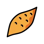Roasted Sweet Potato SVG Icon